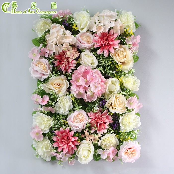 Silk Hydrangea Floral Wall Panels